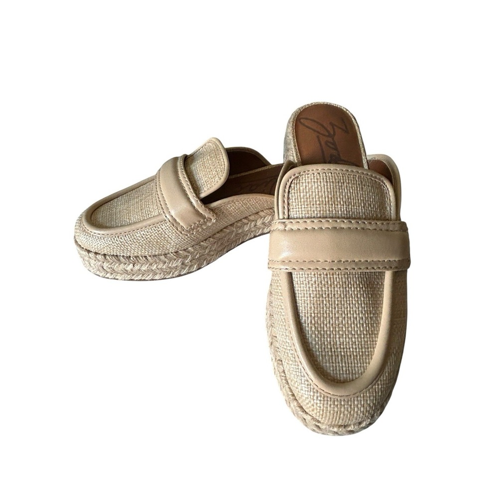 Zodiac Gizelle Woven Slip-On Platform Mule Womens Size 7.5M Beige Casual Comfort - Picture 4 of 10
